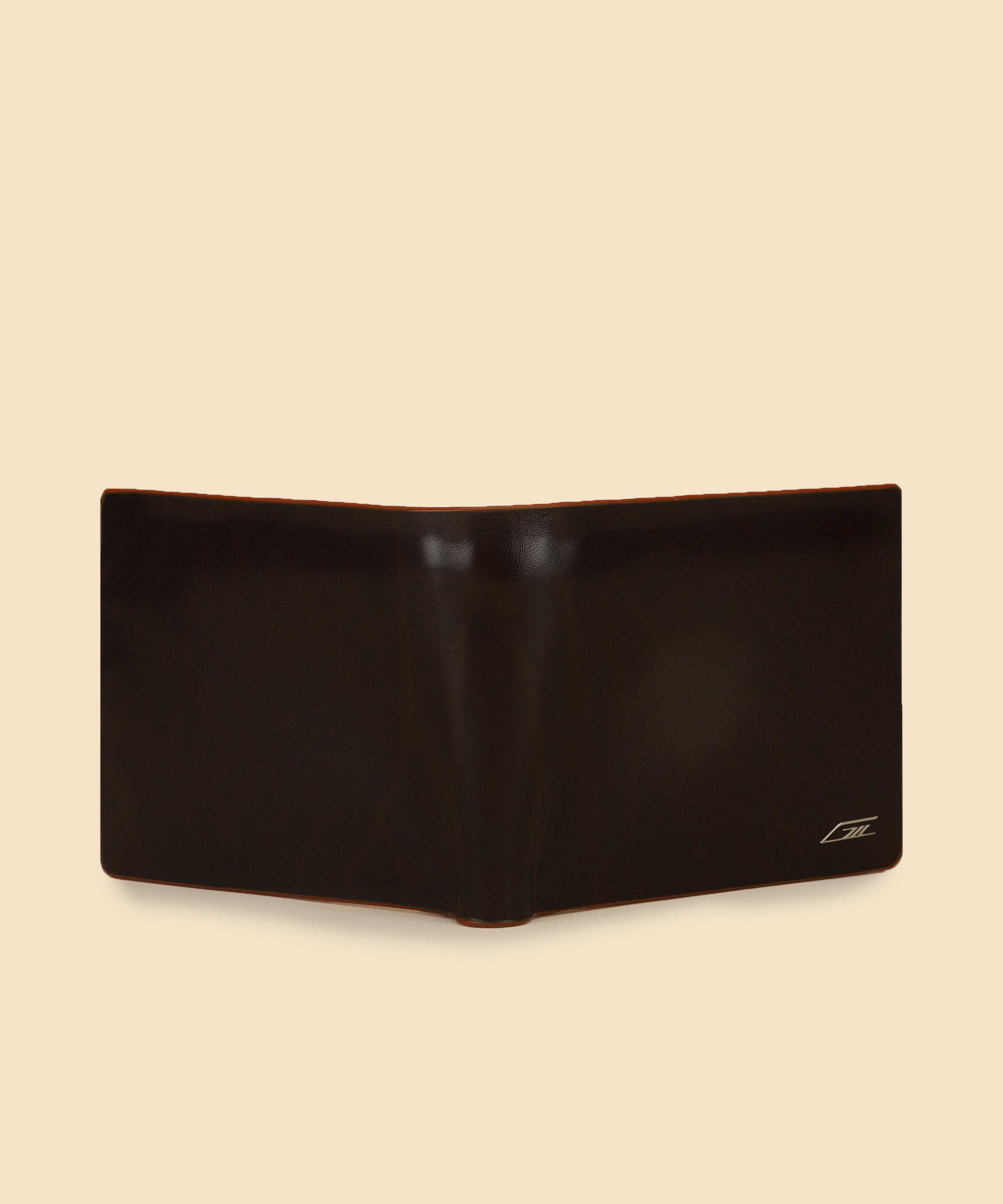 Brown Leather Belt, Wallet & Keychain Combo