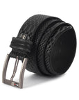 GIL Casual Men's Leather Belt | Top-Grain | 3-D Embossed | G-1271