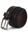 GIL Casual Men's Leather Belt | Top-Grain | 3-D Embossed | G-1277