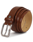 GIL Feather-Edge Men's Leather Belt | Wrinkle-free | Texas