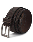 GIL Casual Men's Leather Belt | Top-Grain | 3-D Embossed | G-1271