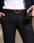 Pull-SM Auto-locking Men's Leather Belt