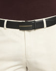 GIL Signature Auto-lock Men's Leather Belt | Wrinkle-free | With Leather Cleaning Cream
