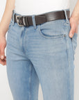 GIL Casual Men's Full-Grain Leather Belt | Wrinkle-free | Picasso