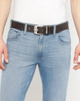 GIL Casual Men's Full-Grain Leather Belt | Wrinkle-free | Picasso