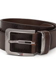GIL Casual Men's Full-Grain Leather Belt | Waxy Marble