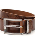 GIL Casual Men's Full-Grain Leather Belt | Waxy Marble