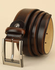 Profile Pull-SM Men's Leather Belt | Pull-Up Effect | Wrinkle-free