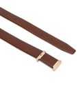 GIL Signature Tan Profile Men's Leather Belt | Wrinkle-free | Texas-2
