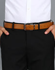 Men's Reversible Leather Belt- Black & Tan(Envi)