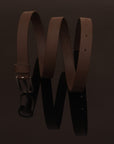 Brown Ladies Belt- 19mm Pin Buckle