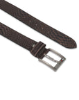 GIL Casual Men's Leather Belt | Top-Grain | 3-D Embossed | G-1271