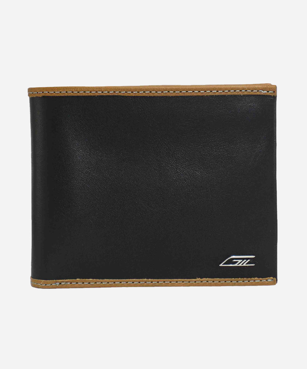 Black Color Bifold Genuine Leather Wallet