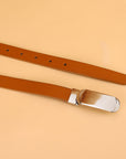 Tan Ladies Belt- 21mm Plate Buckle