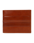 GIL Men's Bifold Leather Wallet with RFID | Embossed Full-Grain Leather