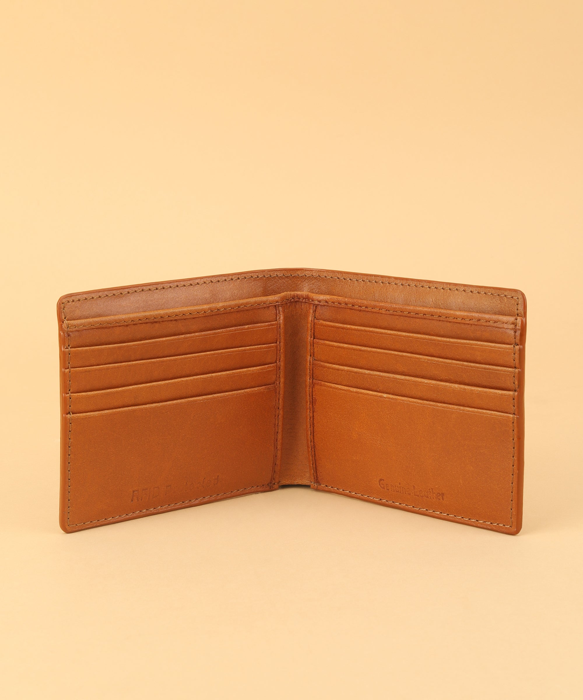 GIL Men's Bifold Genuine Leather Wallet | Wrinkle-free | RFID