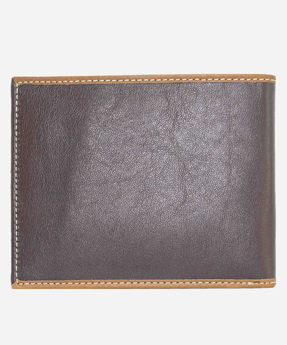 Brown Color Bifold Genuine Leather Wallet