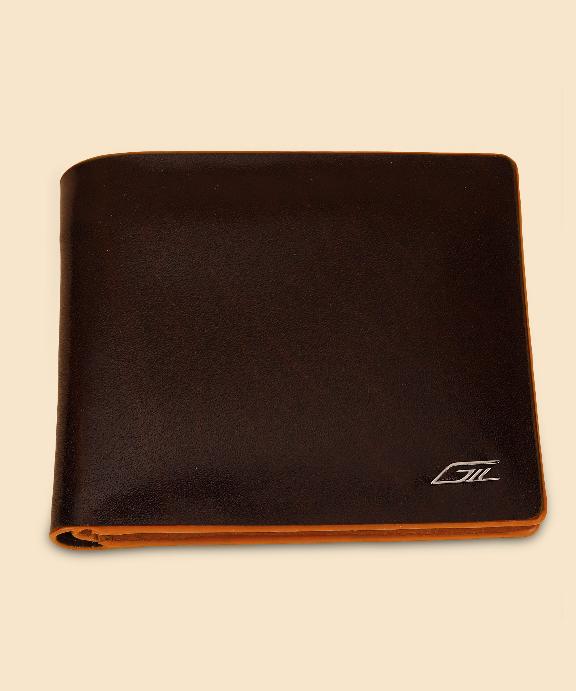 Brown Leather Belt, Wallet & Keychain Combo