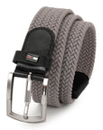 GIL Luxury Woven Stretch Men's Belt with Leather Detailing