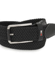 GIL Luxury Woven Stretch Men's Belt with Leather Detailing
