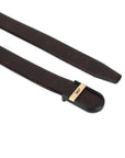 GIL Signature Profile Men's Leather Belt | Wrinkle-free | Matte Black Buckle