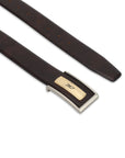 GIL Signature Profile Men's Leather Belt | Wrinkle-free | Dual-tone