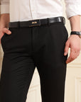 GIL Signature Profile Men's Leather Belt | Wrinkle-free | Texas