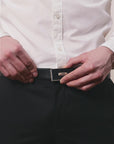 GIL Signature Profile Men's Leather Belt | Wrinkle-free | Texas