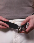 GIL Casual Men's Full-Grain Leather Belt | Wrinkle-free | Picasso