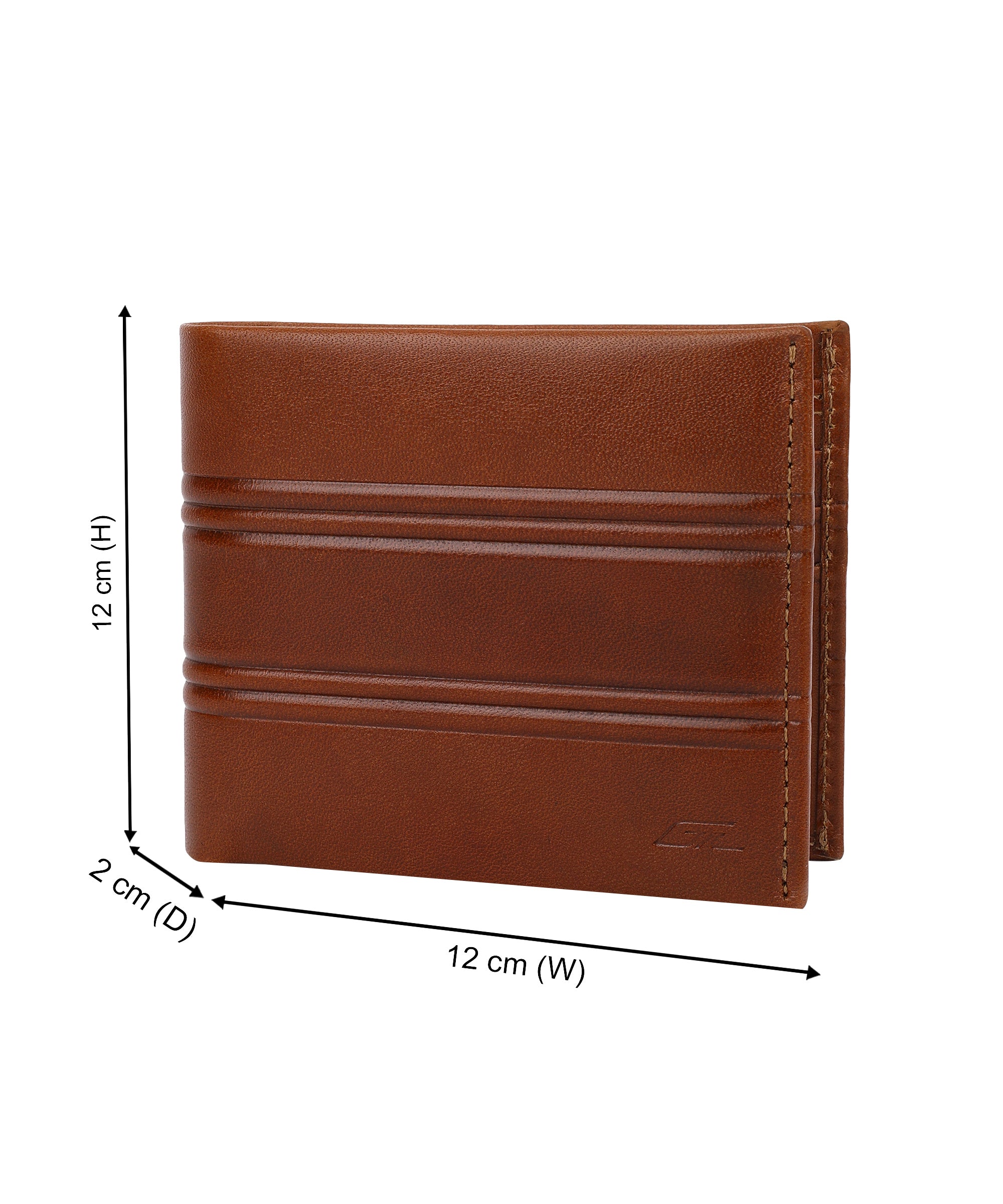 GIL Men's Bifold Leather Wallet with RFID | Embossed Full-Grain Leather