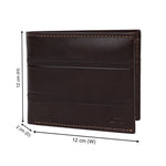 GIL Men's Bifold Leather Wallet with RFID | Embossed Full-Grain Leather