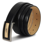 GIL Signature Profile Men's Leather Belt | Wrinkle-free | Dual-tone
