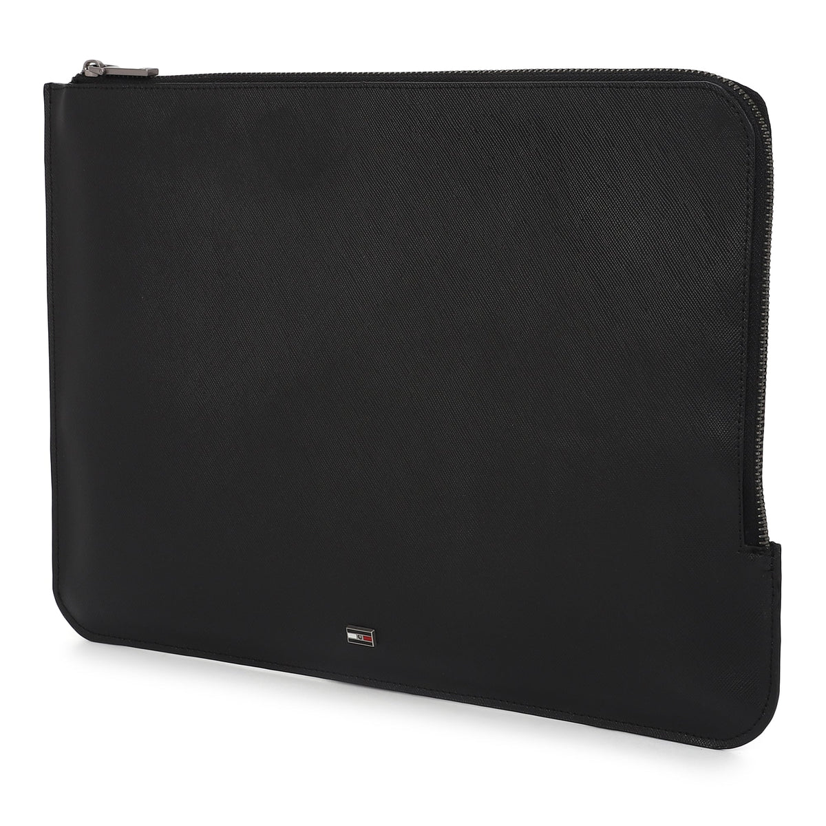 GIL premium Spanish Saffiano leather laptop sleeve for up to 15.6 inch laptops