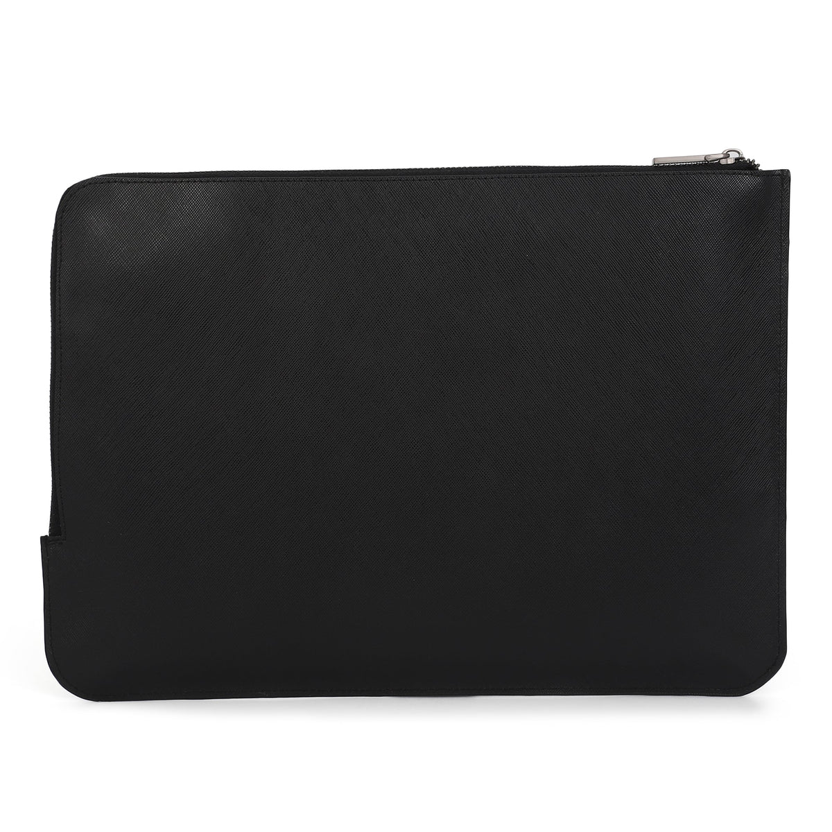 GIL premium Spanish Saffiano leather laptop sleeve product detail
