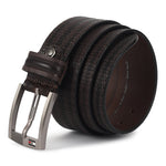 GIL Casual Men's Leather Belt | Top-Grain | 3-D Embossed | G-1277