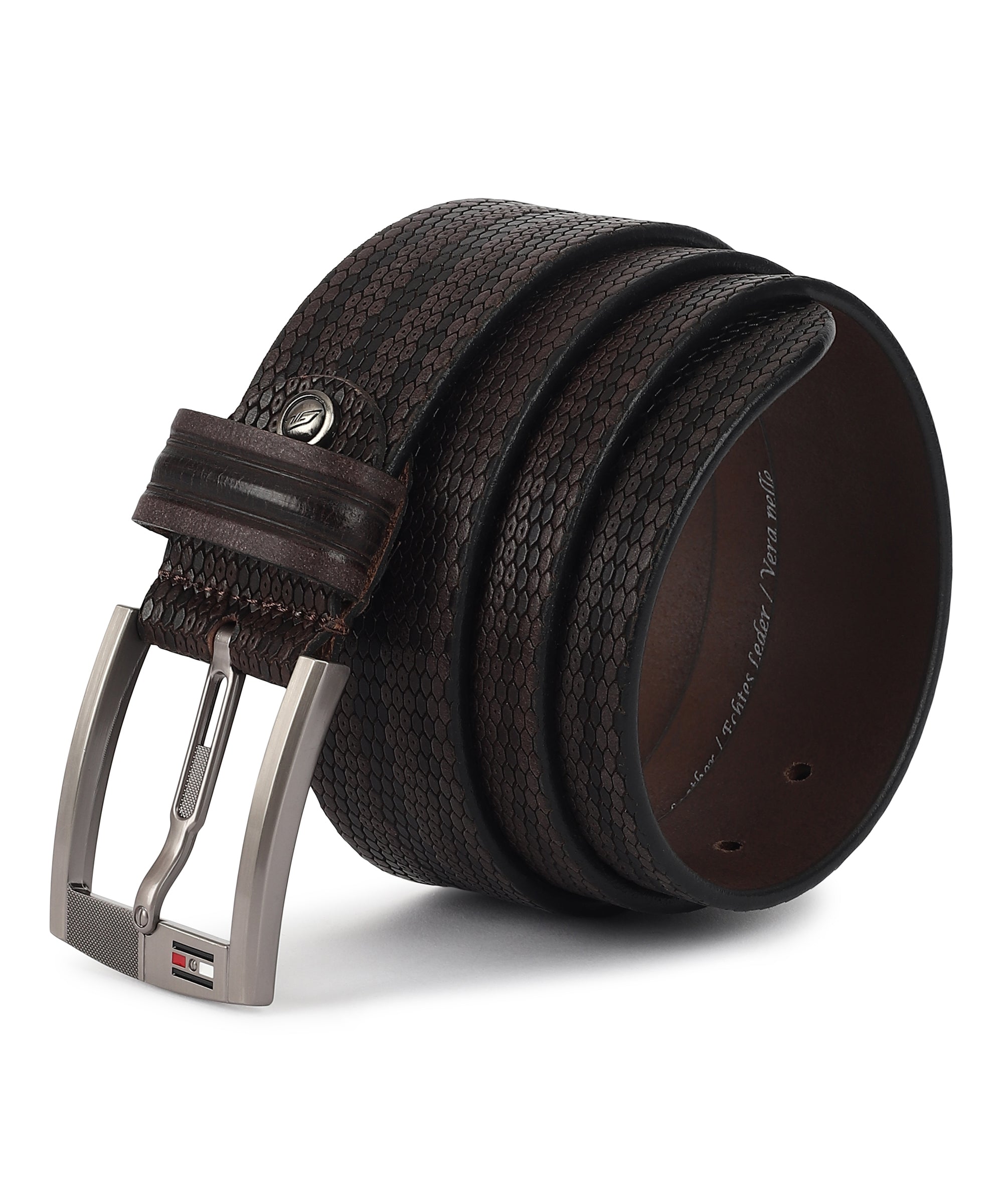 Brown Casual Men&#39;s Leather Belt- G-1277 Tango Waxy