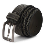 GIL Casual Men's Leather Belt | Top-Grain | 3-D Embossed | G-1271
