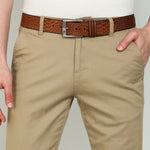 GIL Casual Men's Leather Belt | Top-Grain | 3-D Embossed | G-1271