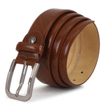 GIL Feather-Edge Men's Leather Belt | Wrinkle-free | Texas