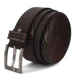 GIL Casual Men's Leather Belt | Top-Grain | 3-D Embossed | G-1271