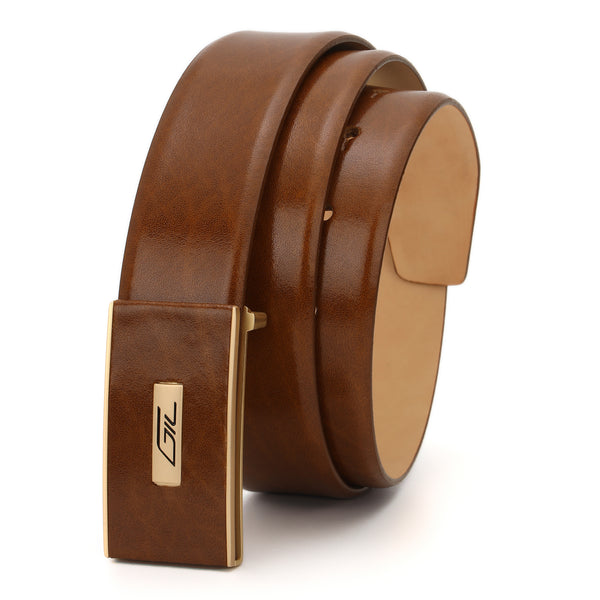 GIL Signature Profile Men's Leather Belt | Wrinkle-free | Texas