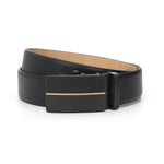 GIL Signature Auto-lock Men's Leather Belt | Wrinkle-free | With Leather Cleaning Cream
