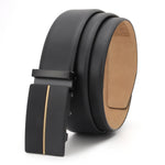 GIL Signature Auto-lock Men's Leather Belt | Wrinkle-free | With Leather Cleaning Cream