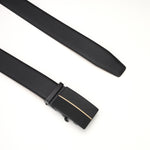 GIL Signature Auto-lock Men's Leather Belt | Wrinkle-free | With Leather Cleaning Cream