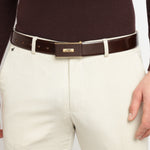 GIL Signature Profile Men's Leather Belt | Wrinkle-free | Texas