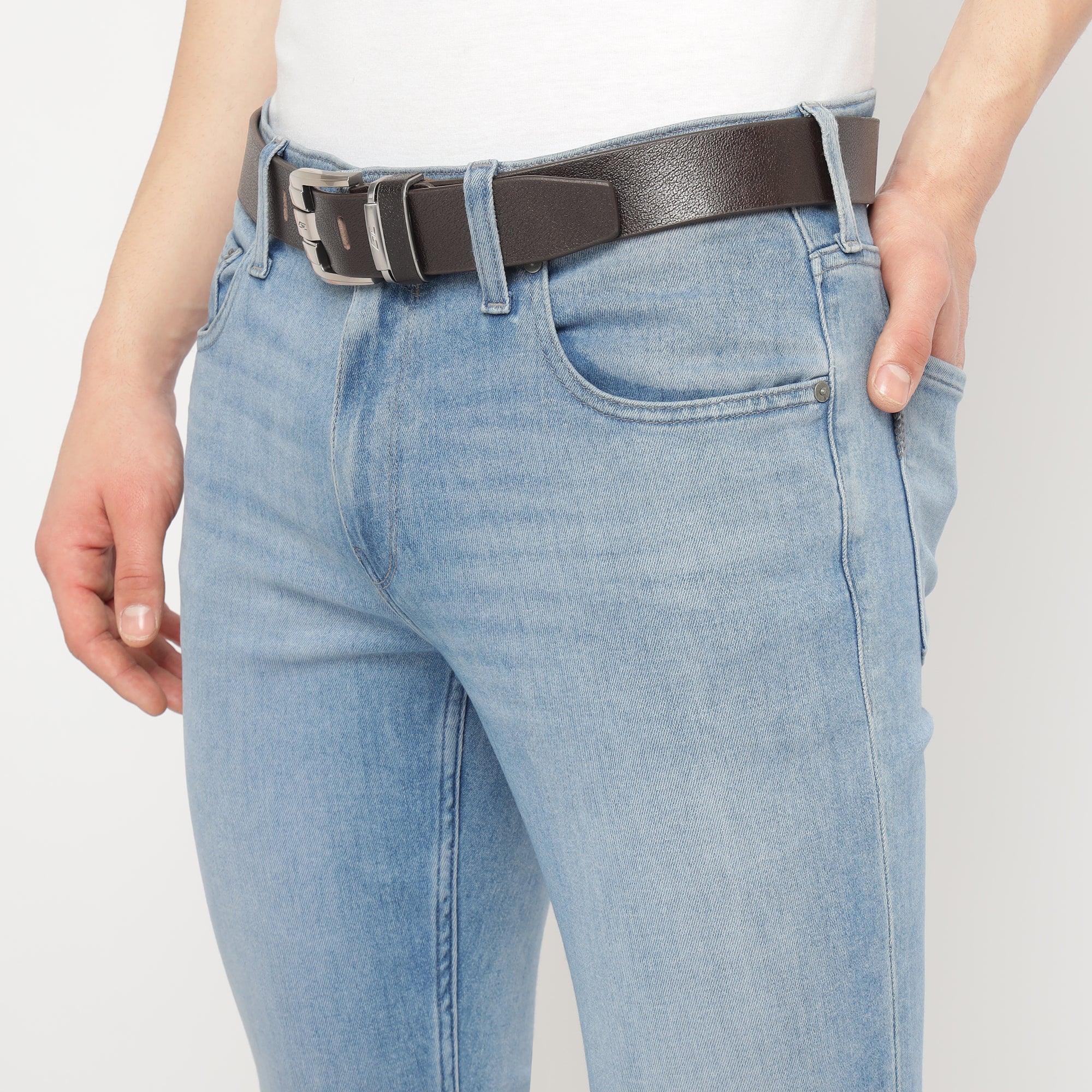 Casual Men&#39;s Leather Belt- Picasso