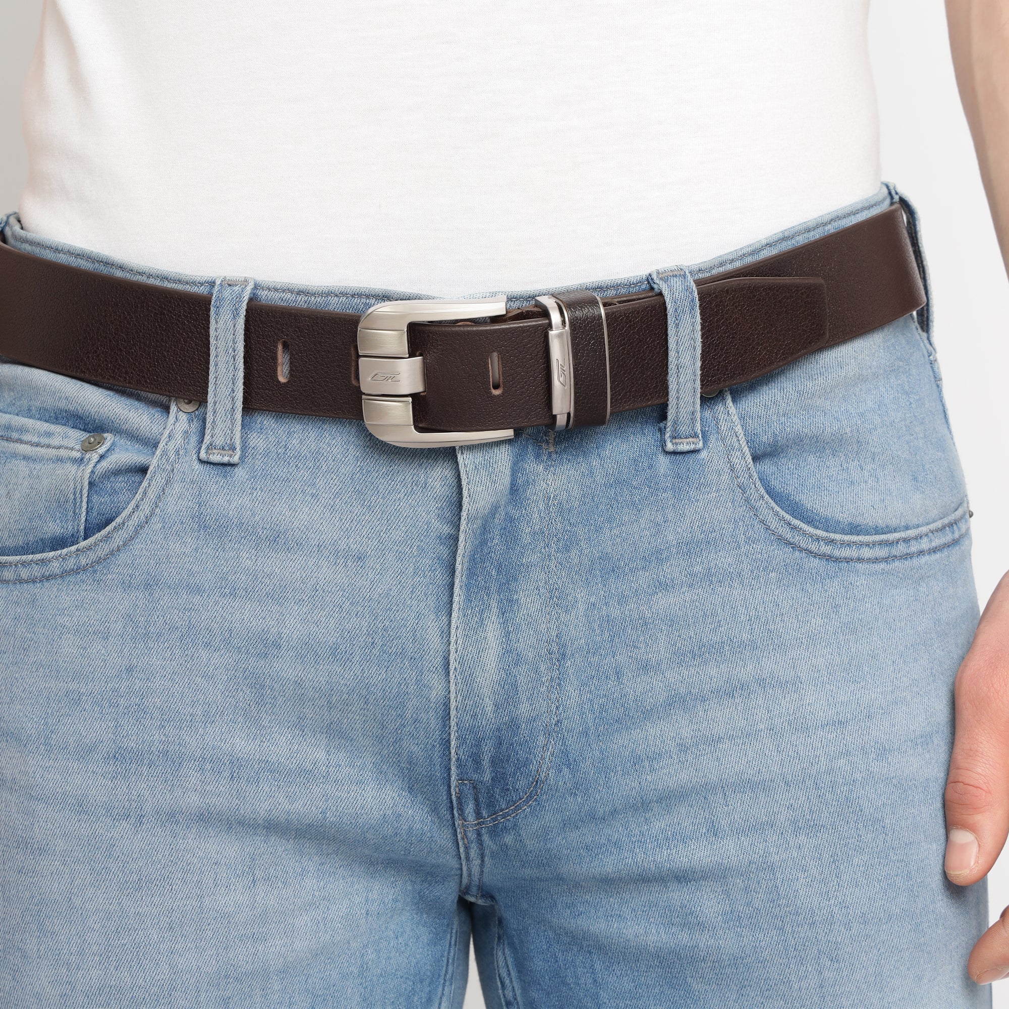 Casual Men&#39;s Leather Belt- Picasso