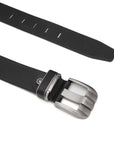 Casual Men's Leather Belt- Picasso Black