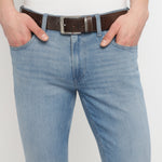 GIL Casual Men's Full-Grain Leather Belt | Waxy Marble