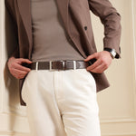 GIL Casual Men's Full-Grain Leather Belt | Oil Pull-Up | 40mm Width